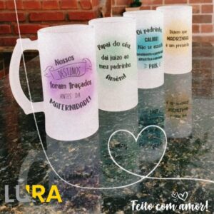 Caneca de Chopp de vidro personalizada