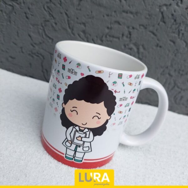 Caneca com tema Enfermeira Enfermagem
