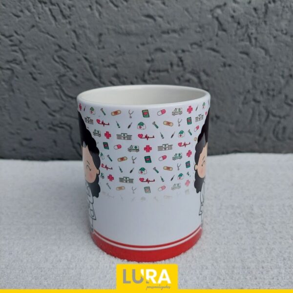 Caneca com tema Enfermeira Enfermagem