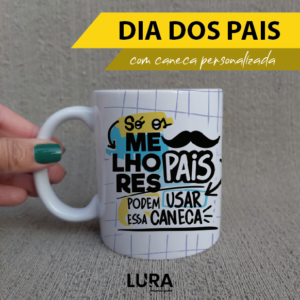 Caneca Dia dos Pais Personalizada com Fotos